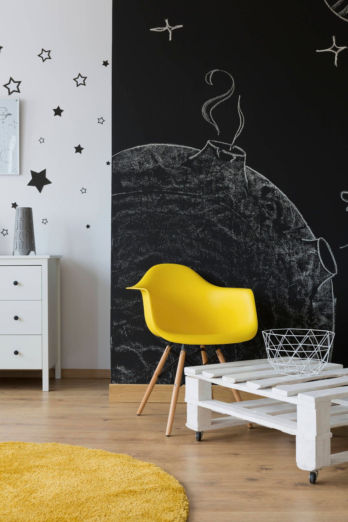 Product presentation view of Chalkboard Wall Sticker.