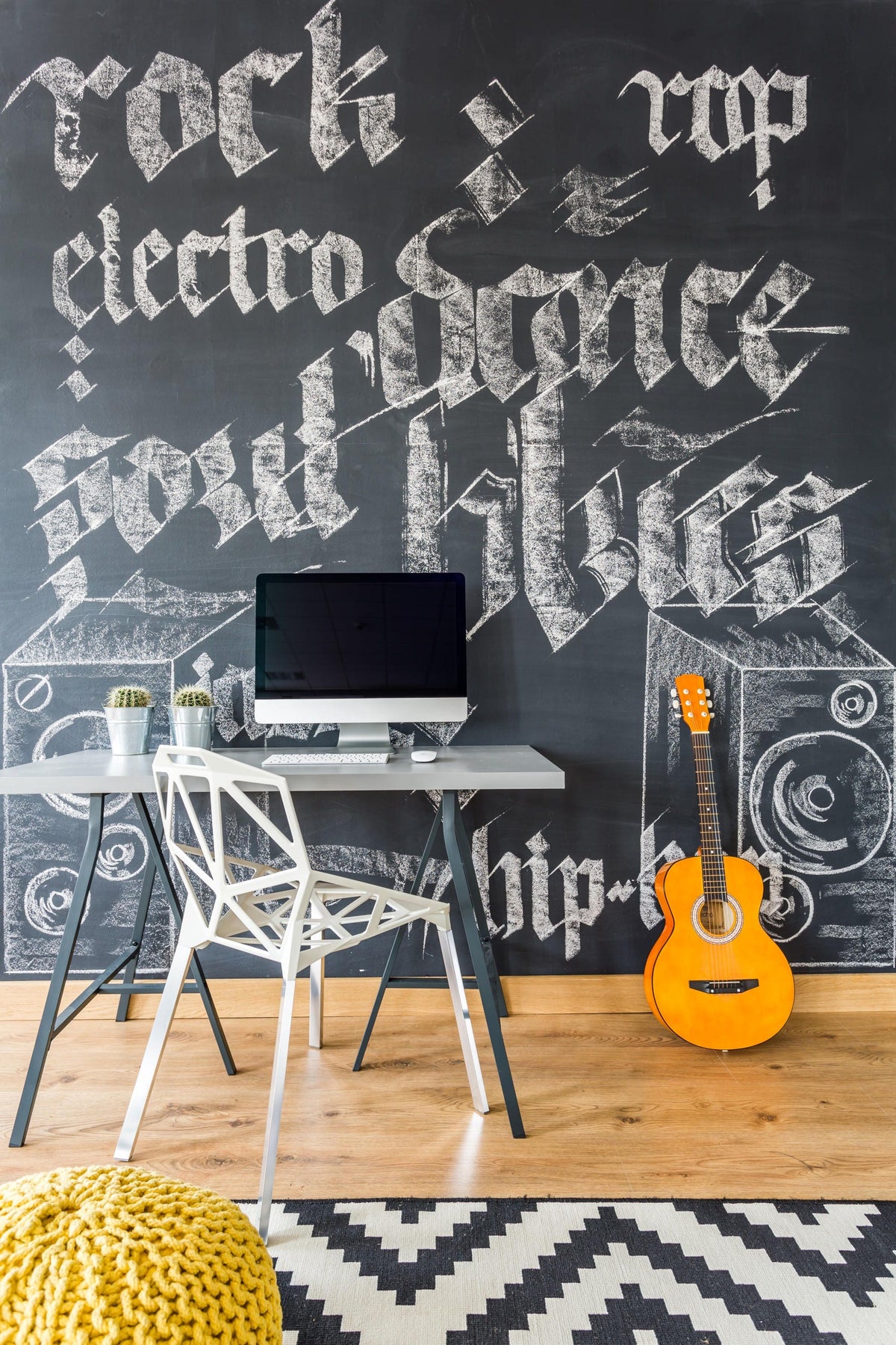 Additional product detail of Custom Chalkboard Vinyl Wall Decal.