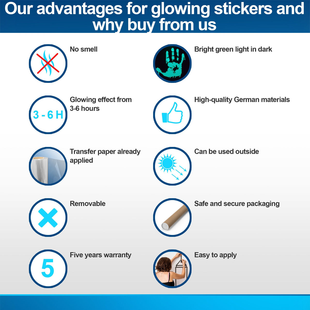 Alternate gallery view of 257x Glow In The Dark Circle Stars Wall Stickers.