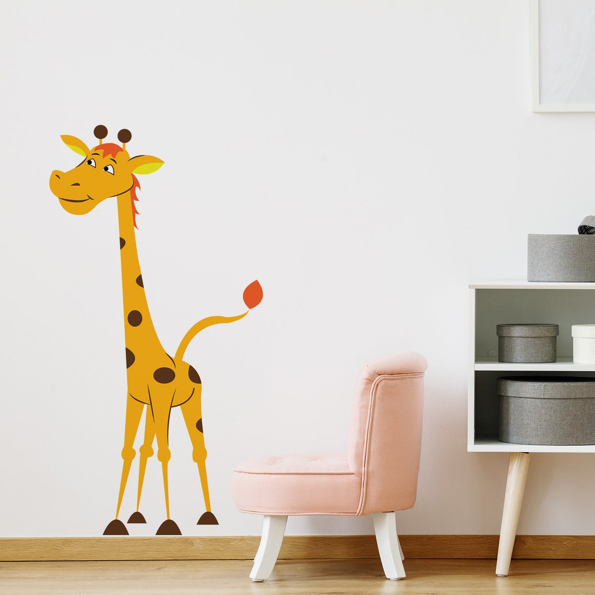 Additional product view of Nursery Giraffe Vinyl Wall Sticker.