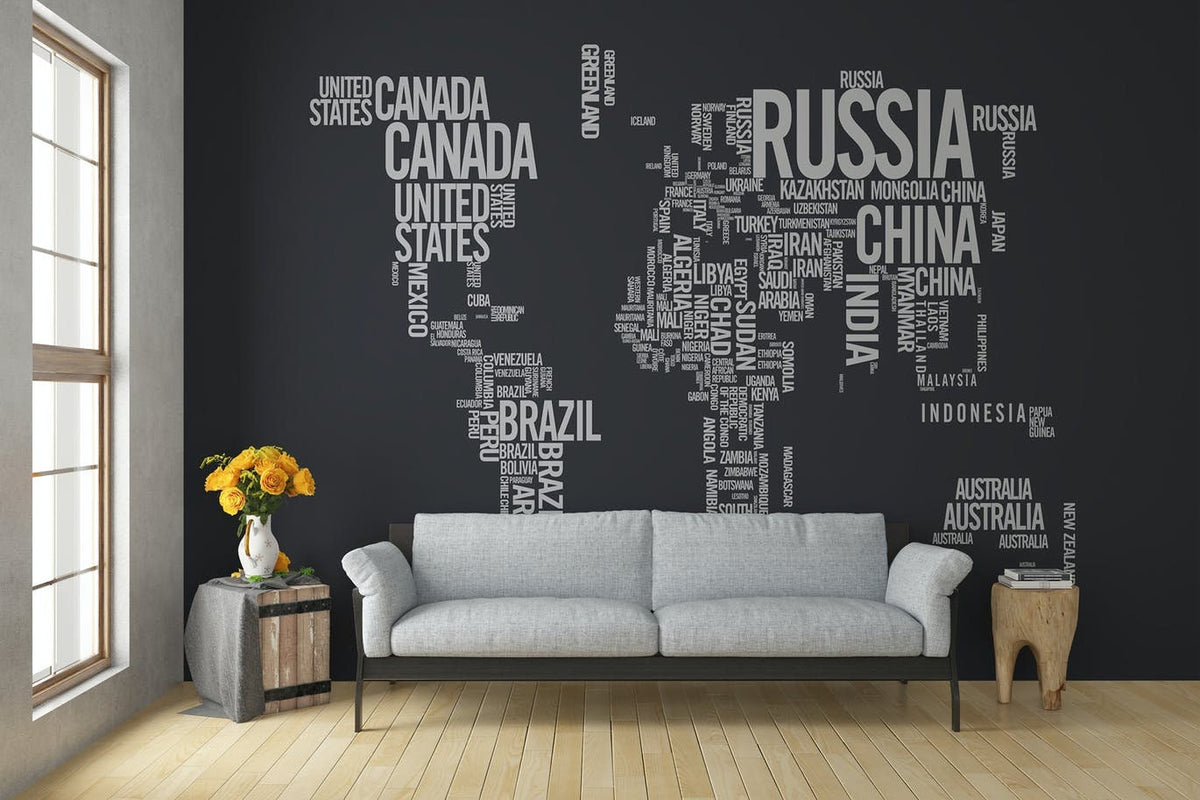 Alternate product presentation of Custom Wall Decal Logo.