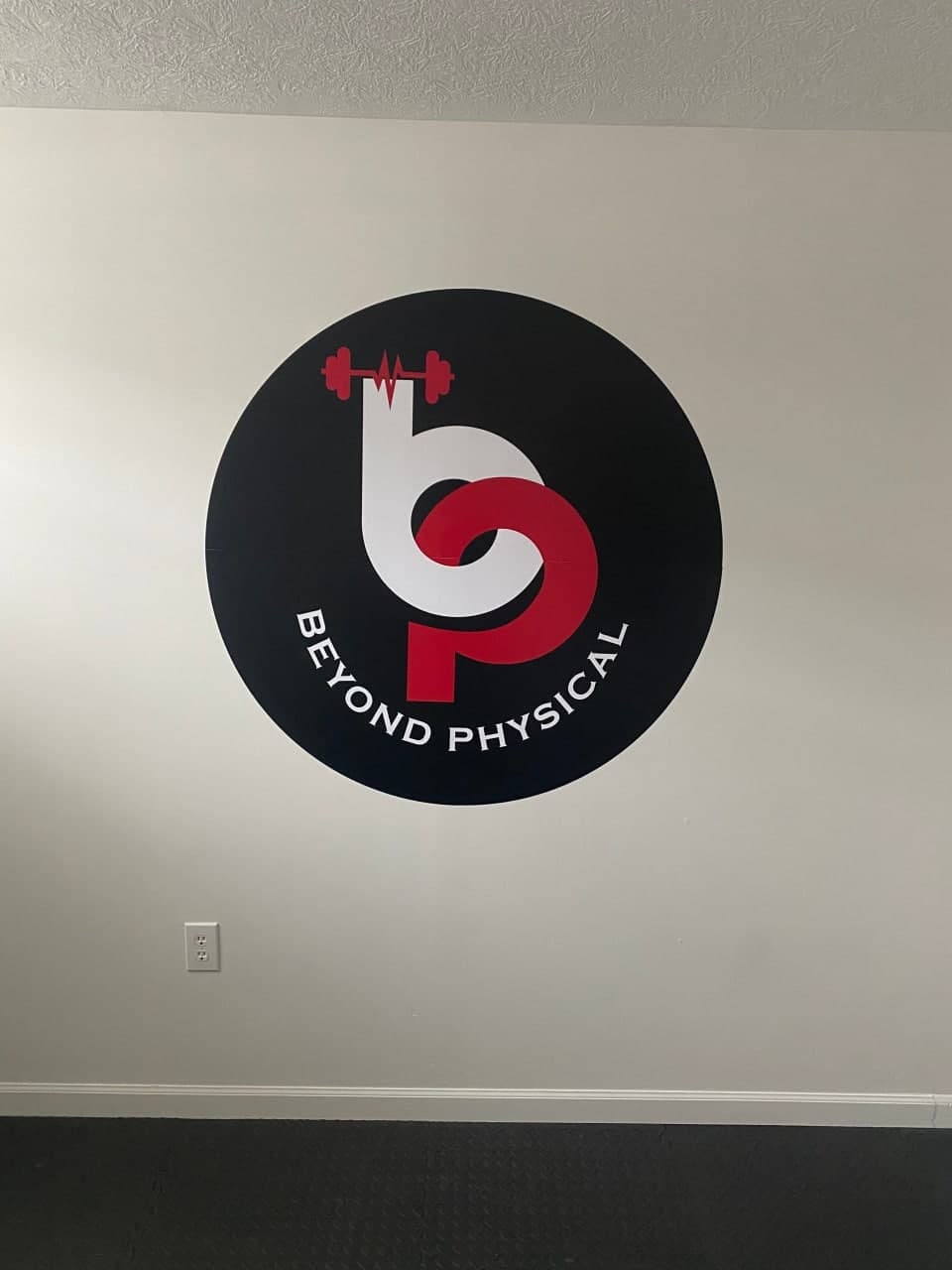 Product detail view of Custom Wall Decal Logo.