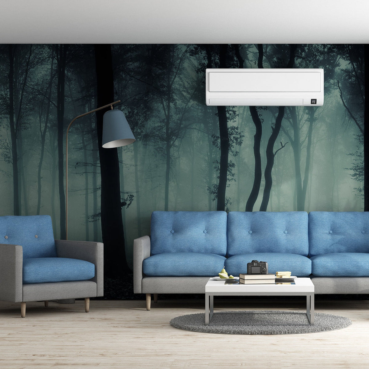 Alternate gallery view of Foggy Forest Wallpaper Decal.
