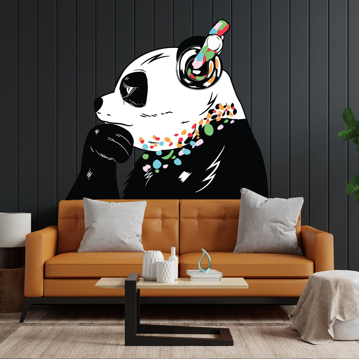 Additional product detail of Panda Wall Art Sticker.