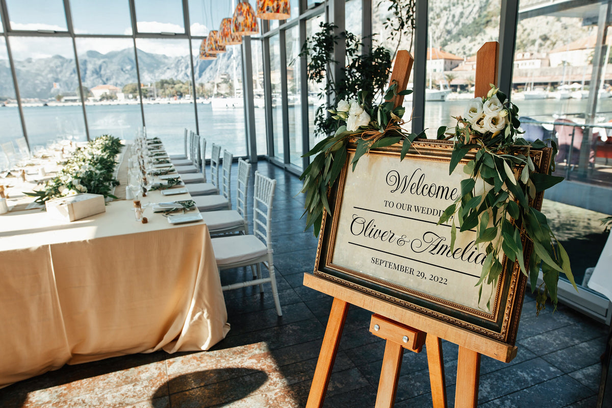Alternate gallery view of Welcome To Our Wedding Sign Decal.