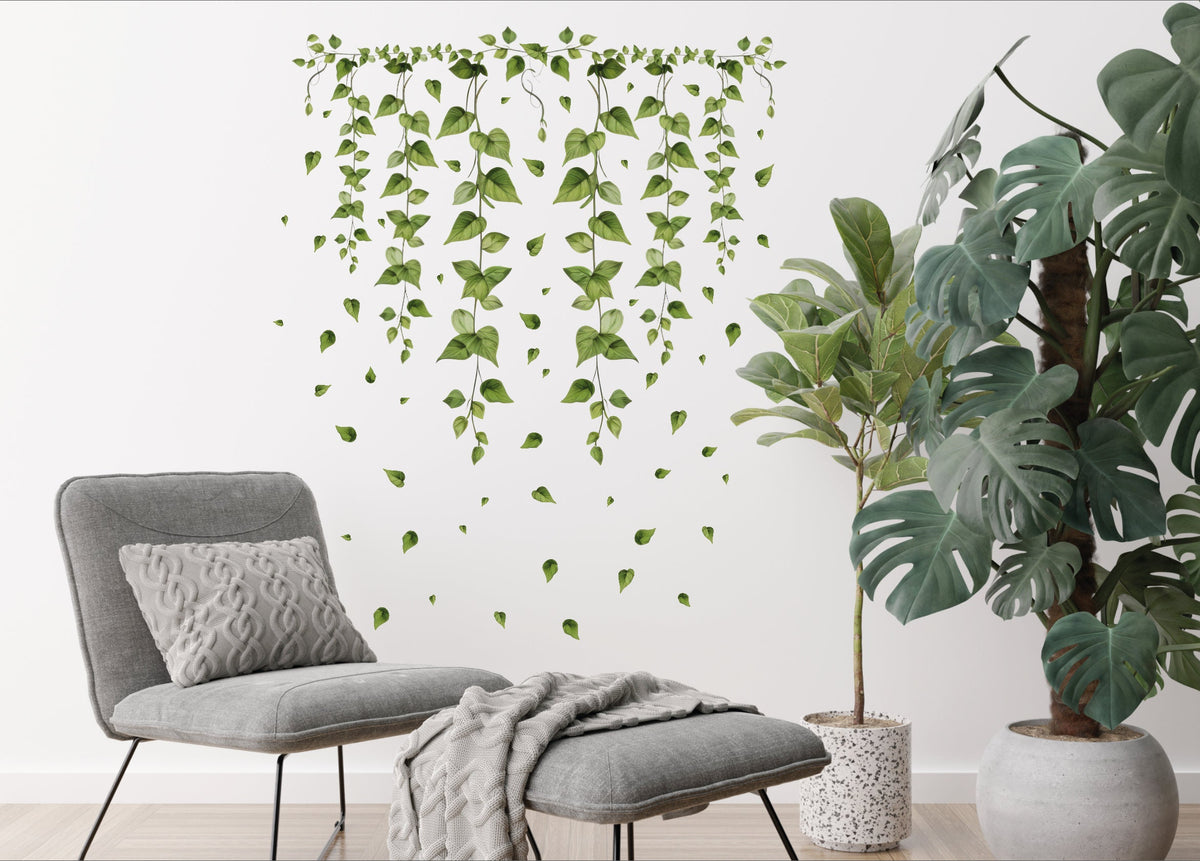Product gallery view of Hanging Vine Wall Sticker.
