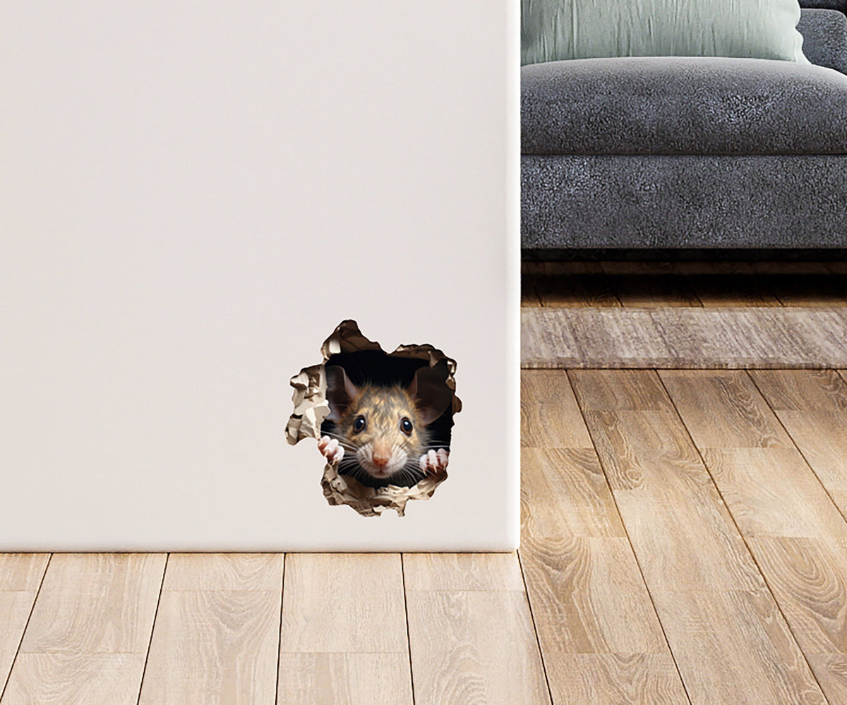 Lifelike Mouse with Curious Eyes Decor,