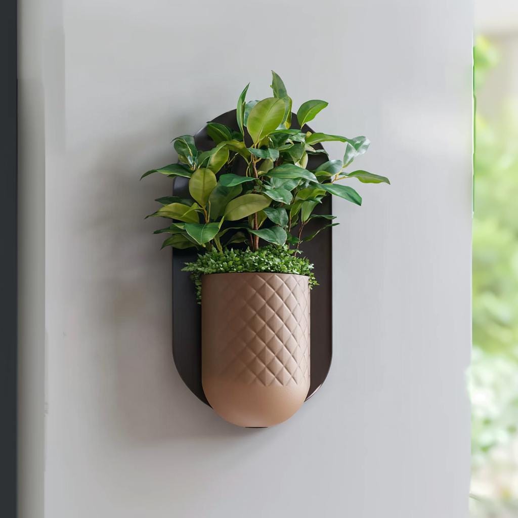 Product presentation view of Modern Wall Planter.