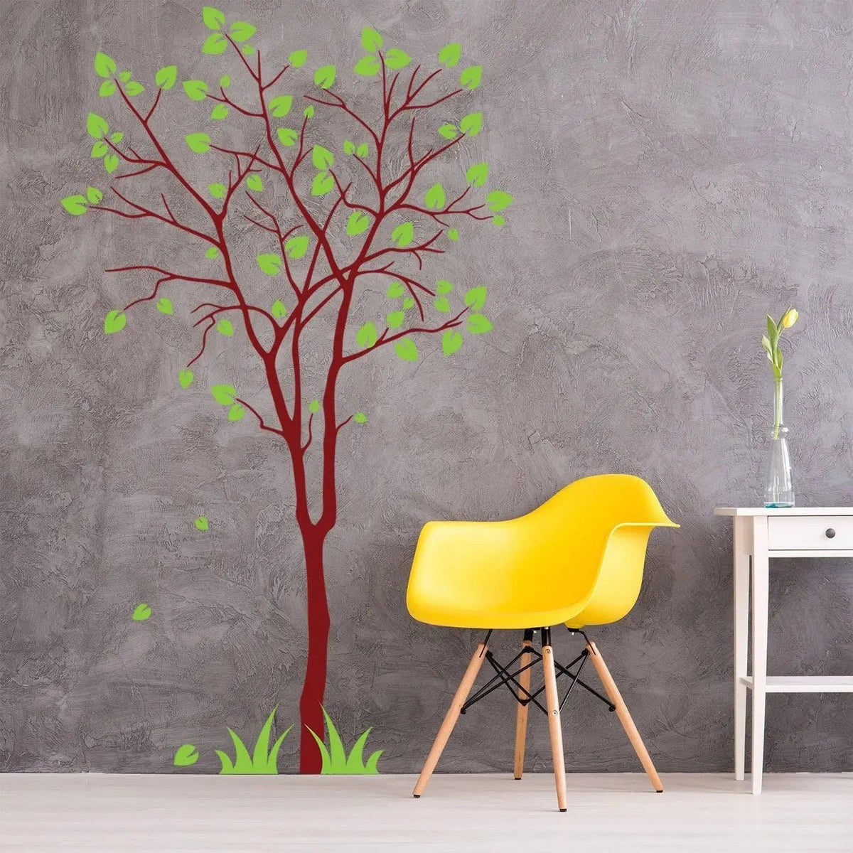Nature's Serenity vinyl wall decal of a vibrant tree design.