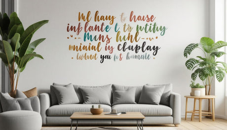 Transform Your Space with Stunning Wall Lettering Ideas