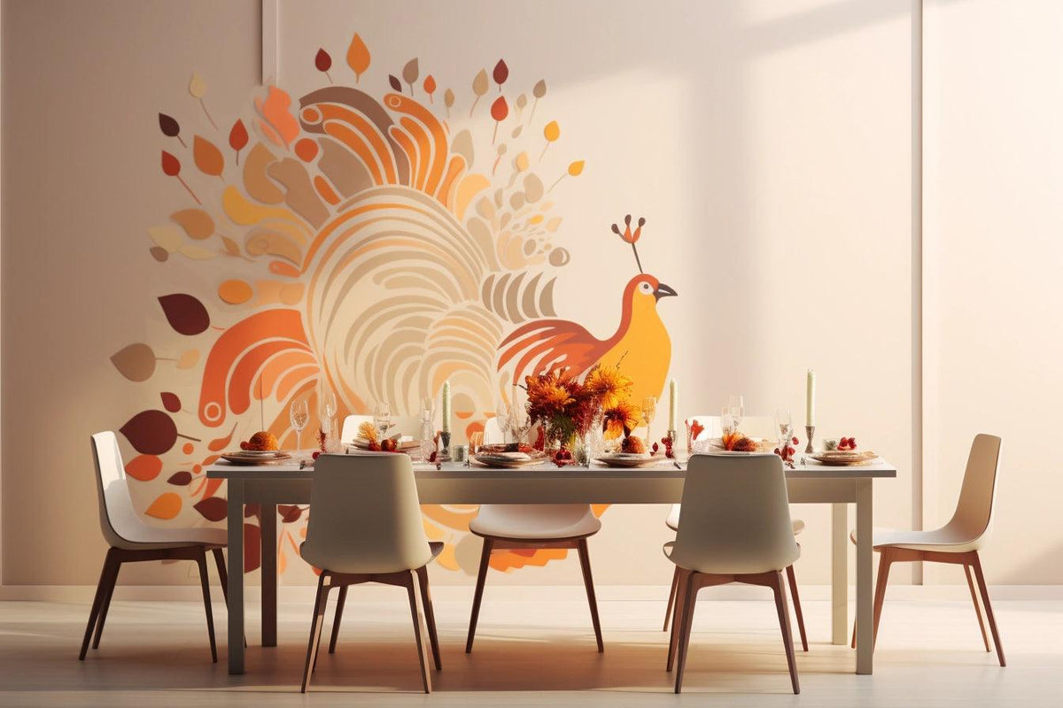 Thanksgiving Wall Stickers Decords