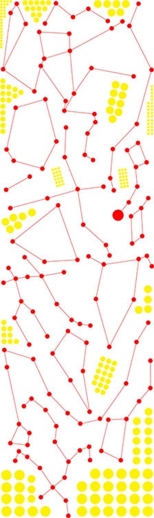 Alternate product presentation of Constellation Stickers Zodiac Wallpaper Sticker.