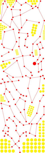 Alternate product presentation of Constellation Stickers Zodiac Wallpaper Sticker.