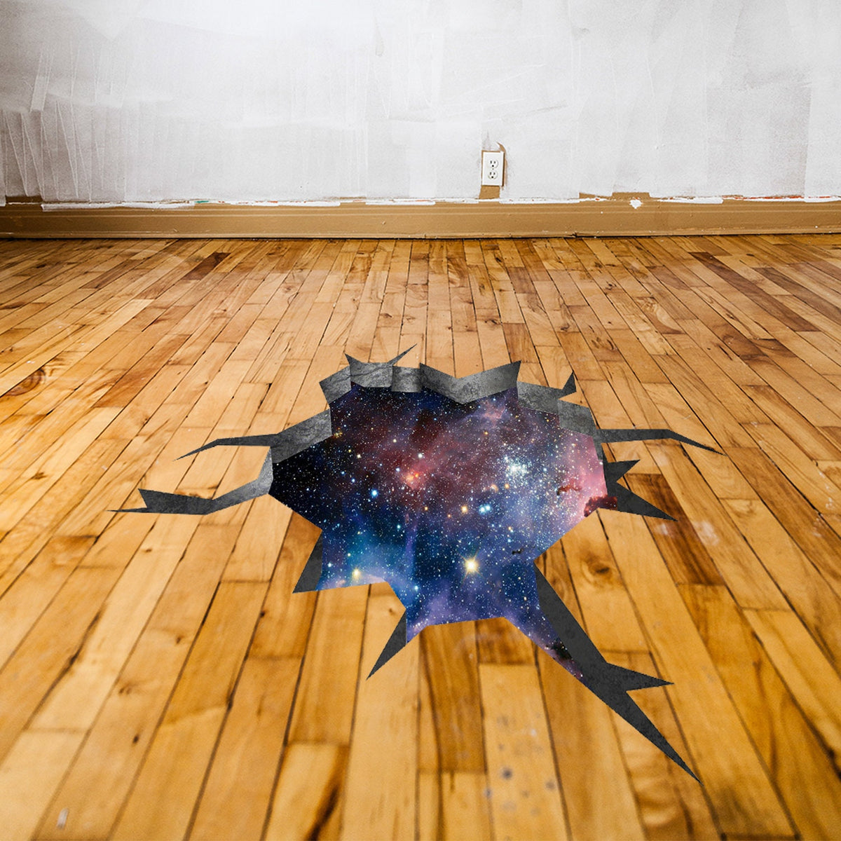 Additional product view of 3d Effect Deep Space Wall Sticker.