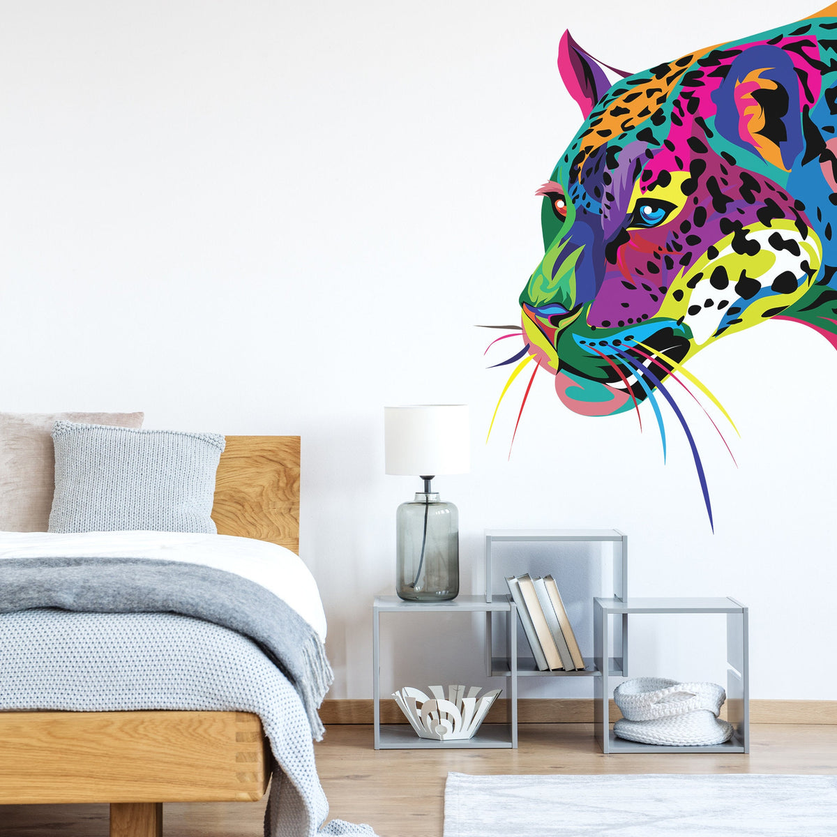 Alternate product presentation of Wild Jaguar Wall Sticker.