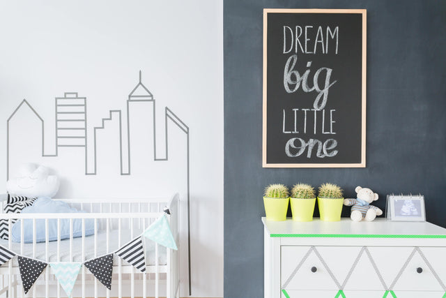 Chalkboard Wall Diy Black Kitchen Sticker - Reusable Write On Vinyl Decal