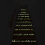 Additional product detail of Believe In Yourself Stair Glow In Dark Vinyl Sticker.