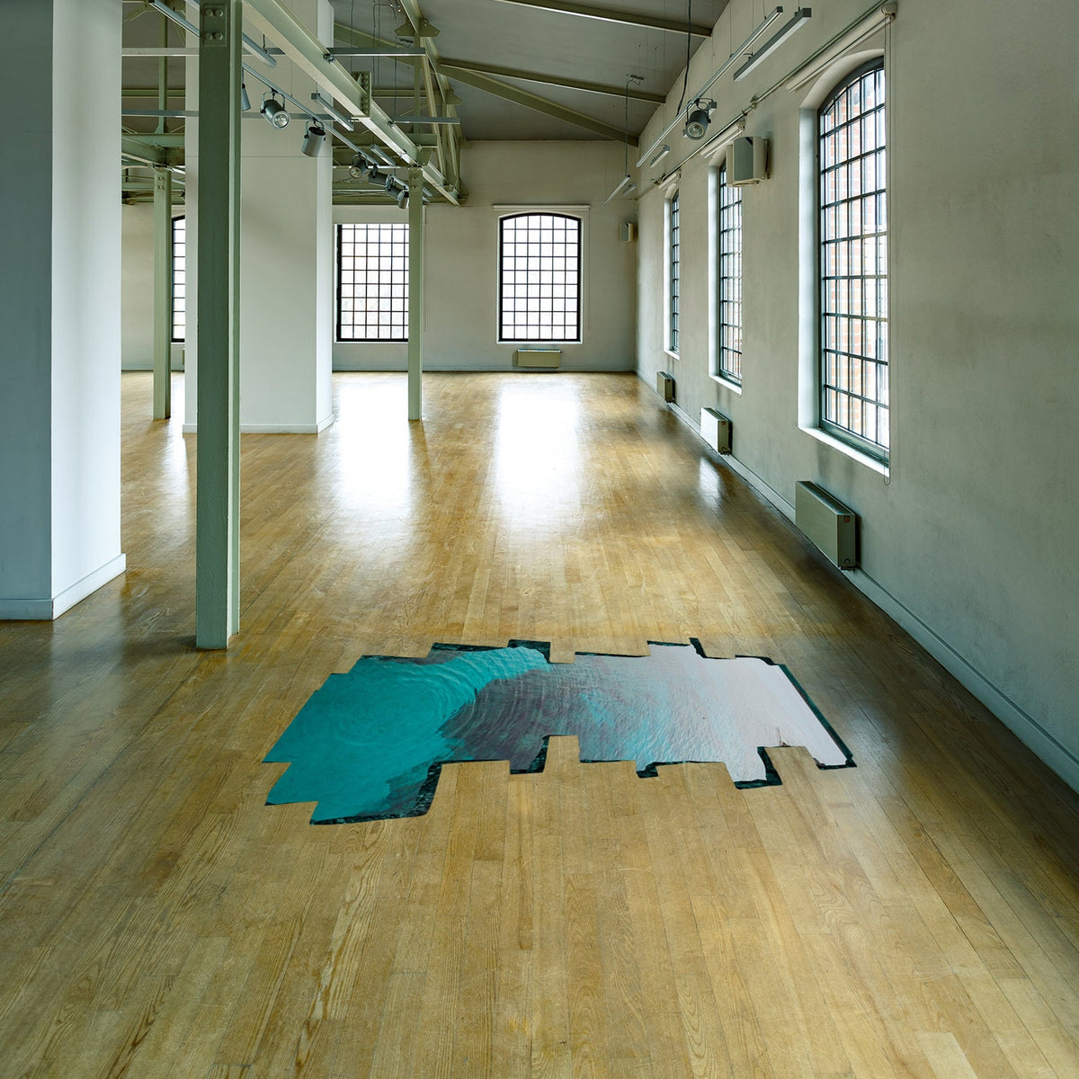 Additional product detail of 3d Floor Ocean Vinyl Sticker.