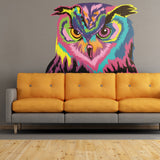 Additional product detail of Colorful Owl Wall Sticker.