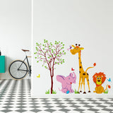 Additional product view of Nursery Animal Wall Decor Vinyl Sticker.