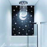 Product detail view of 220x White Stars Wall Stickers.