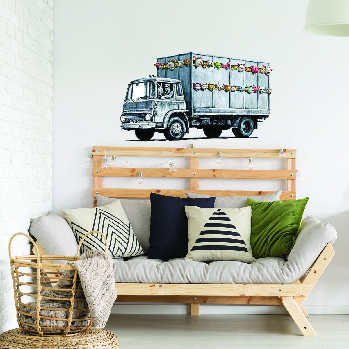 Alternate gallery view of Artist Animal Truck Vinyl Wall Sticker.