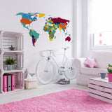 Additional product detail of Large World Map Wall Decal.
