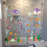 Additional product detail of Bathroom Decor Door Vinyl Decals.