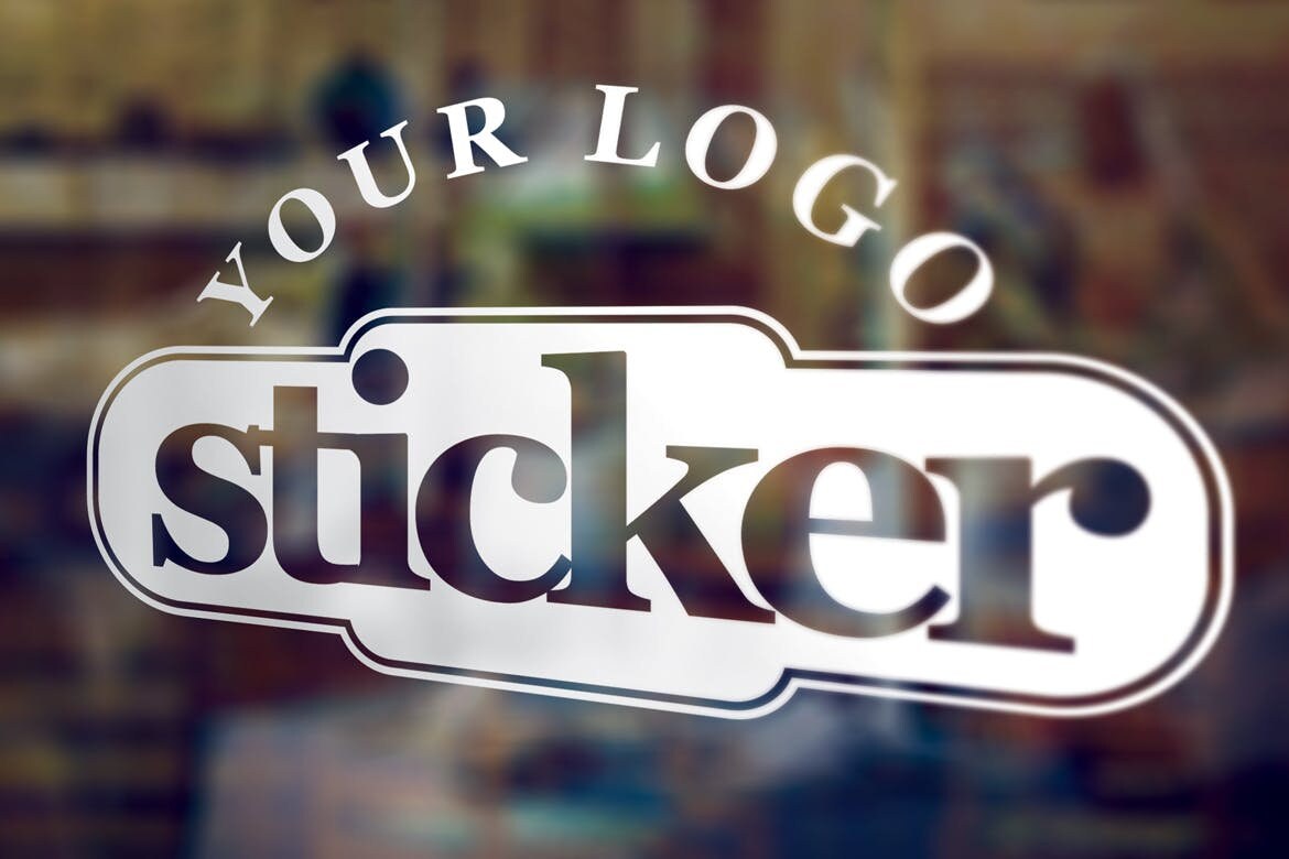 Product gallery view of Custom Static Cling Vinyl Sticker.