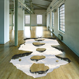 Product presentation view of 3D Cloud Galaxy Bridge Floor Decal.