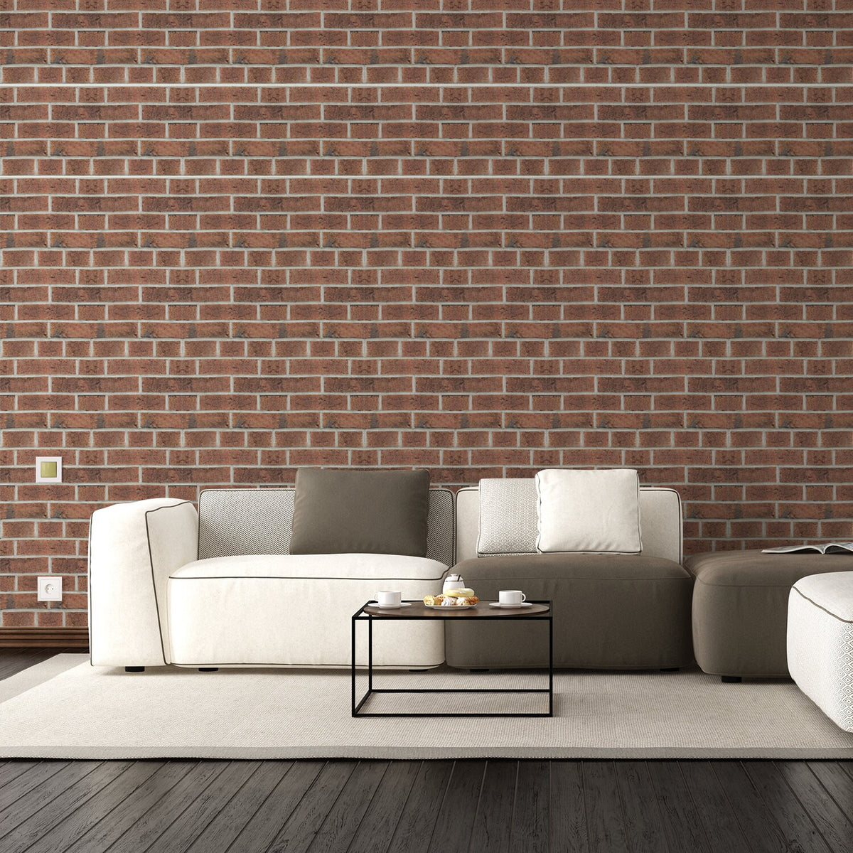 Additional product view of Brick Self Adhesive Wallpaper Peel Stick.