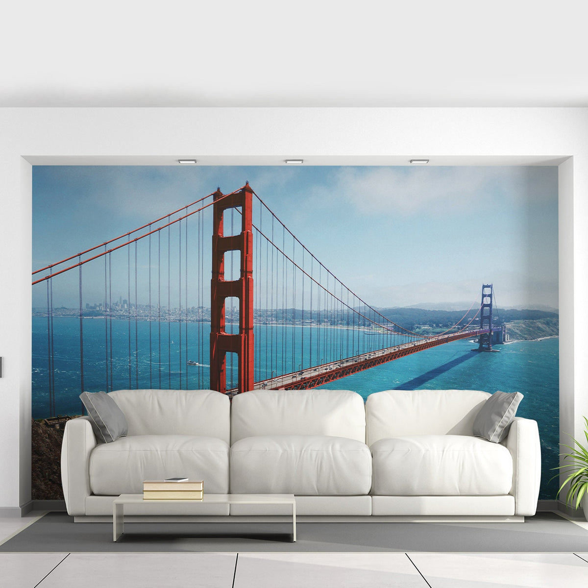 Additional product detail of California Golden Gate Bridge Wallpaper Sticker.