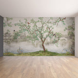 Additional product view of Toile Bedroom Chinoiserie Wallpaper Garden Vintage Sticker.