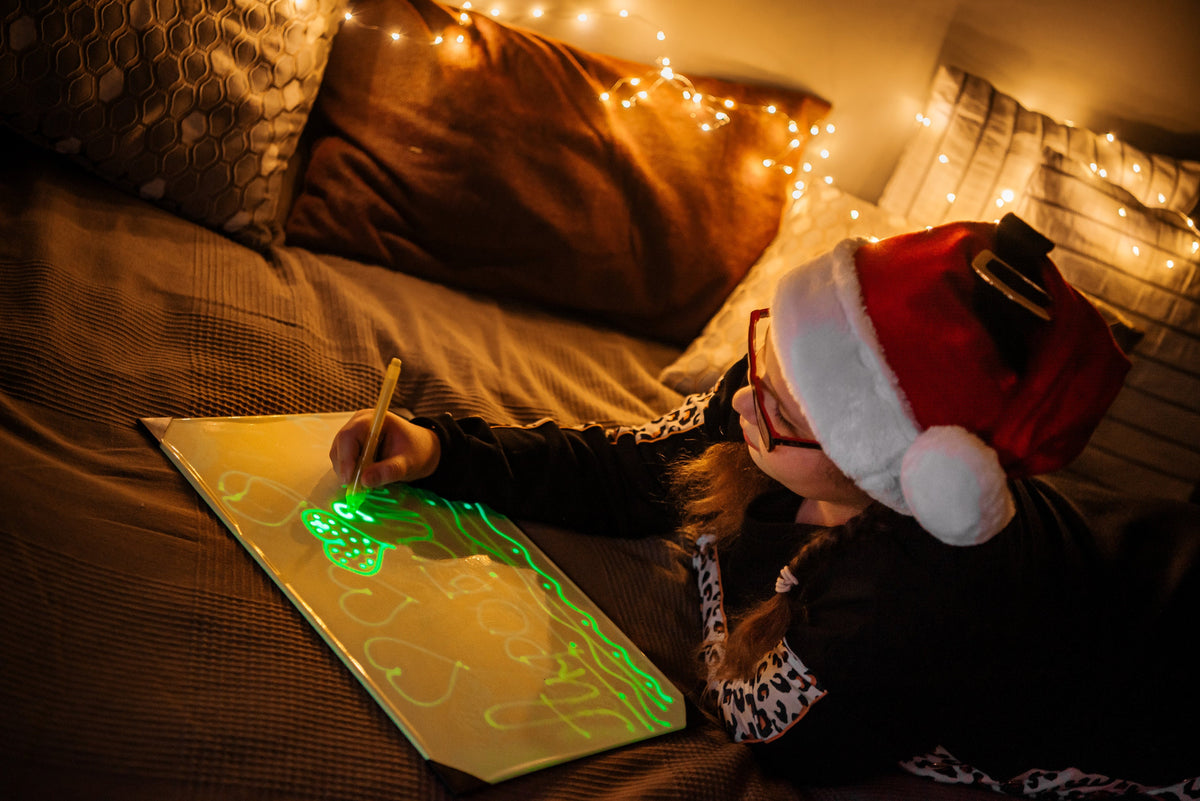 Product presentation view of Light Drawing Board For Kids.