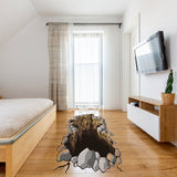 Alternate product presentation of 3d Floor Porthole Sticker.