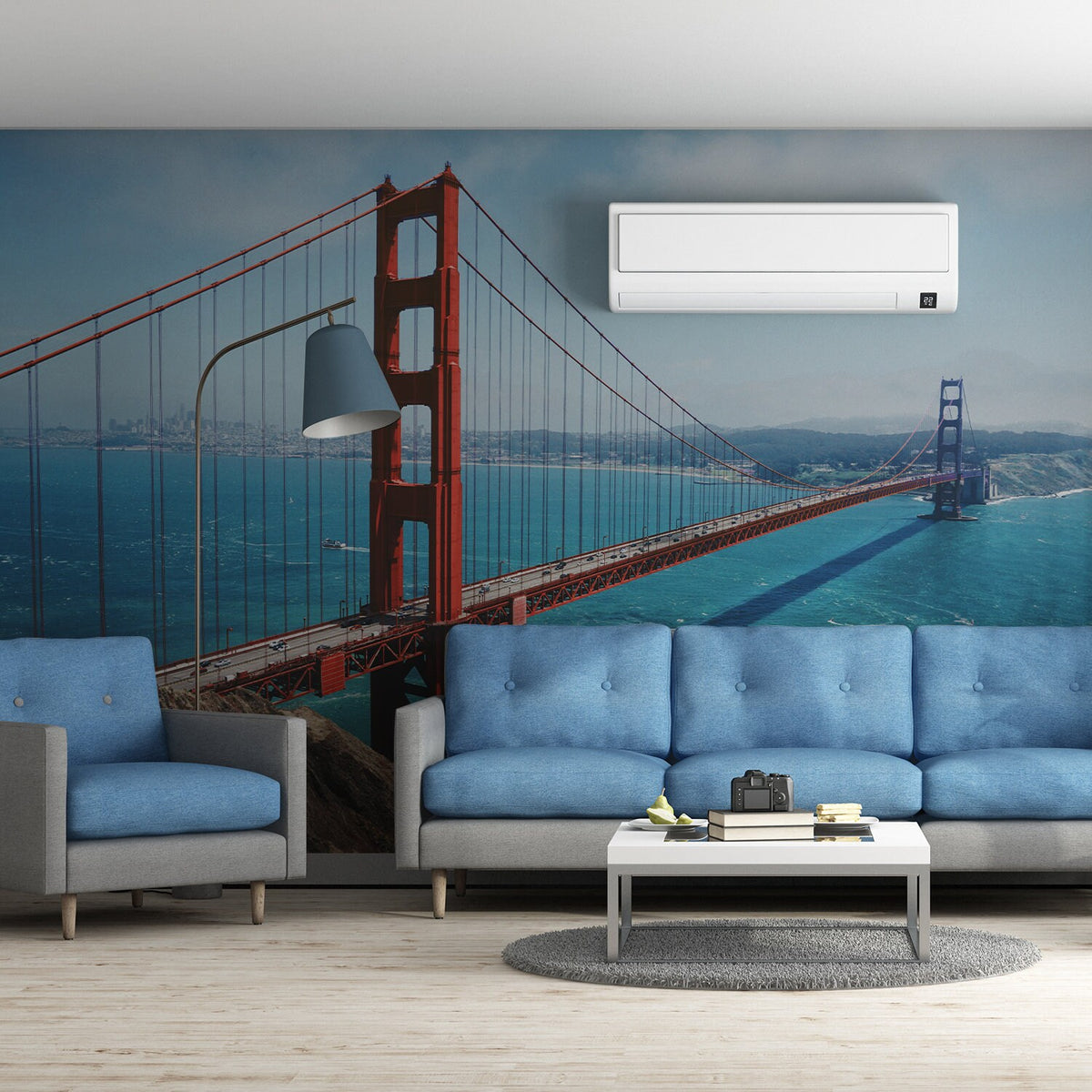 Additional product view of California Golden Gate Bridge Wallpaper Sticker.