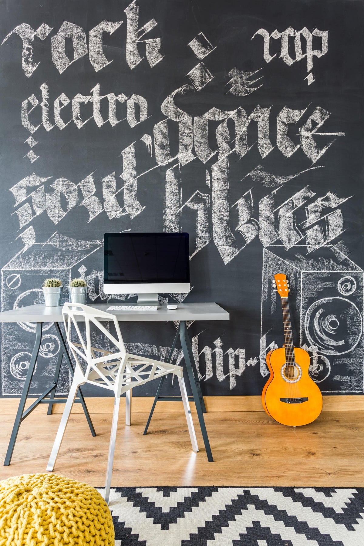 Alternate product presentation of Chalkboard Wall Sticker.