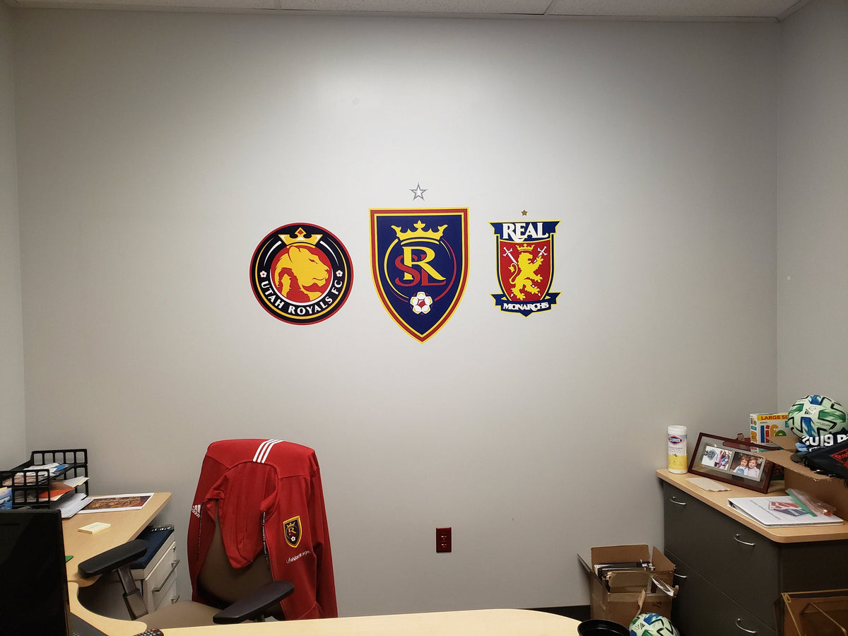 Product presentation view of Custom Wall Decal Logo.
