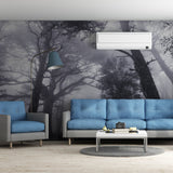 Product gallery view of Foggy Forest Wallpaper Decal.