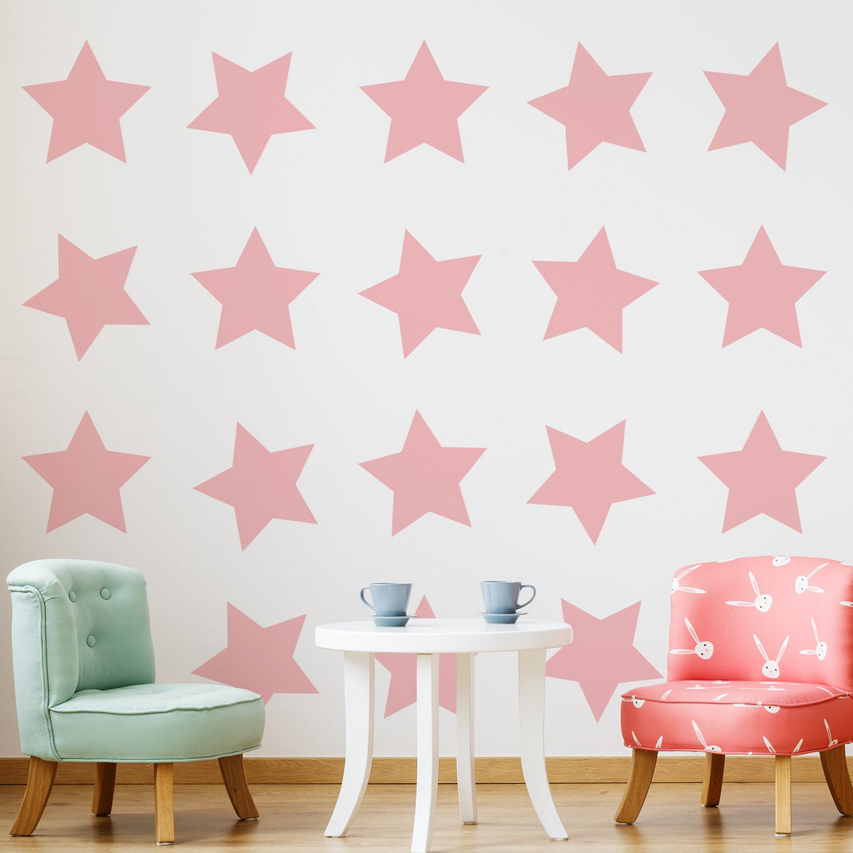 Additional product detail of 40x Stars Decor Wall Decals For Nursery.