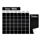 Adhesive chalkboard wall sticker for writing weekly and monthly plans