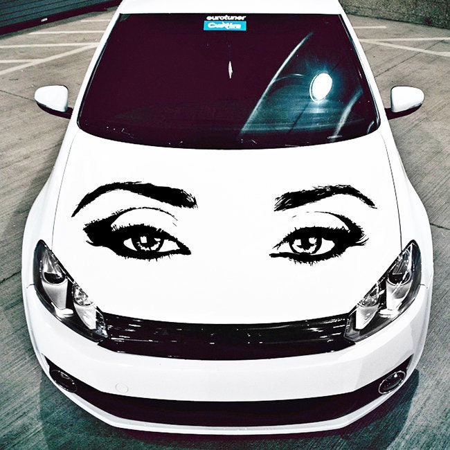 Additional product detail of Woman Eyes Sticker Bedroom Wall Decor For Women.