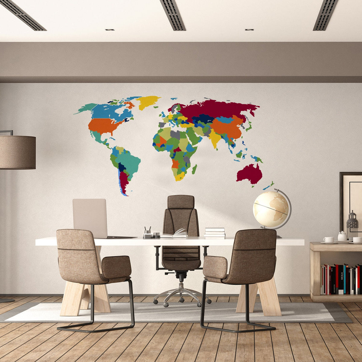 Alternate gallery view of World Map Wall Decal.
