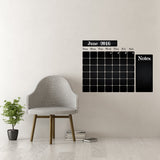 Alternate product presentation of Kitchen Blackboard Decal Fridge Wall Calendar Sticker.