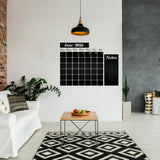 Product presentation view of Kitchen Blackboard Decal Fridge Wall Calendar Sticker.