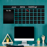 Product presentation view of Wall Weekly Planner Sticker Monthly Blackboard Decal.
