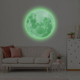 Alternate product presentation of Glow In The Dark Moon Wall Sticker.