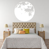 Alternate gallery view of Glow In Dark Moon Wall Decor Decal.