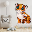 Cute Tiger Wall Sticker - Baby Kid Toddler Little Animal Decoration Decal