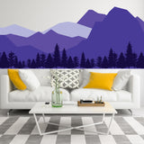 Additional product view of Mountain Wall Decal.